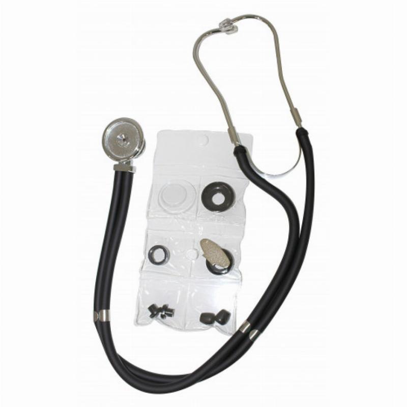 Стетофонендоскоп із головкою типу рапопорт срібного кольору GT002-300